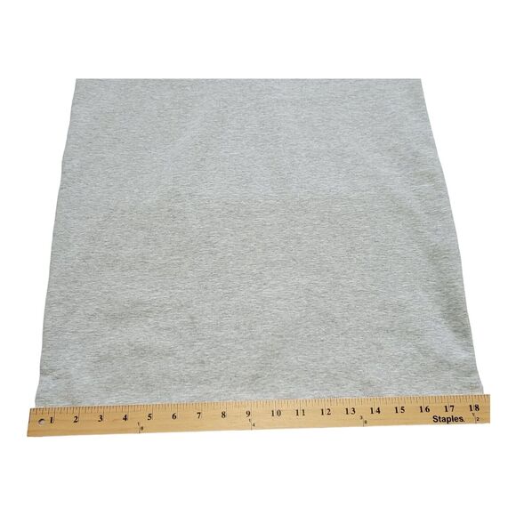 J Crew Dress XS Heather Gray Sweatshirt Knee Length Short Sleeve Lace Up Beach - Picture 12 of 12